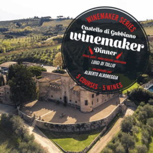 Winemaker Series: CASTELLO DI GABBIANO | July 22, 2025 | 6:00PM Recpetion 6:30PM Dinner | Buco Epcor Tower